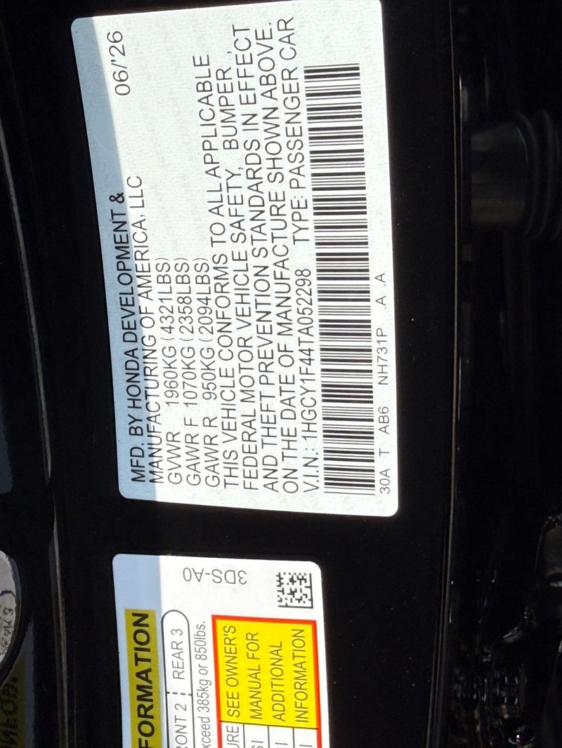 Honda Accord Sedan Vehicle Image 22