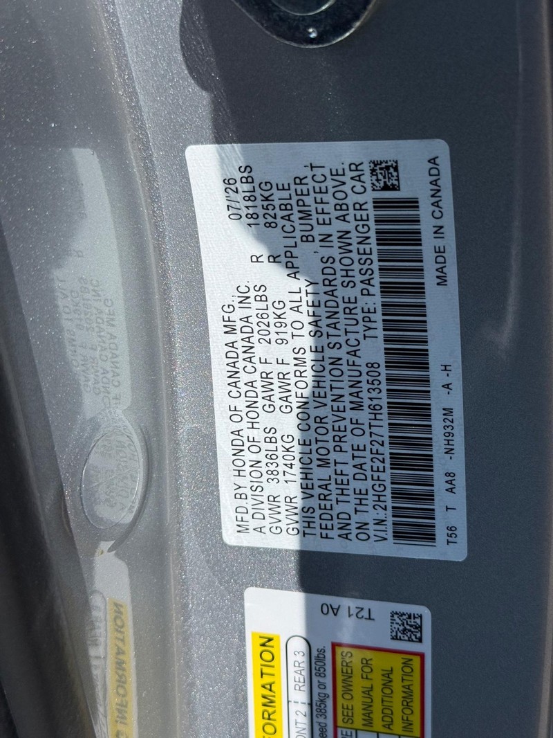 Honda Civic Sedan Vehicle Image 22