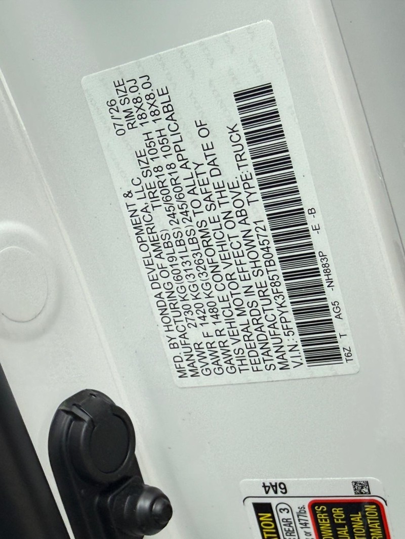 Honda Ridgeline Vehicle Image 21