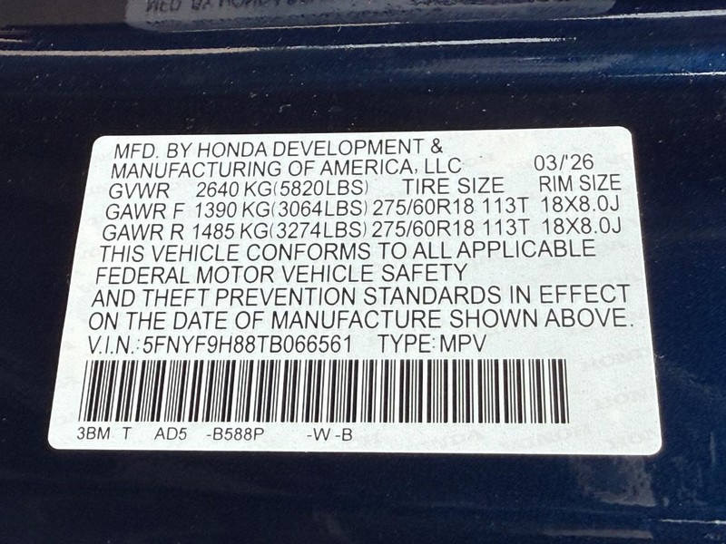Honda Passport Vehicle Image 23