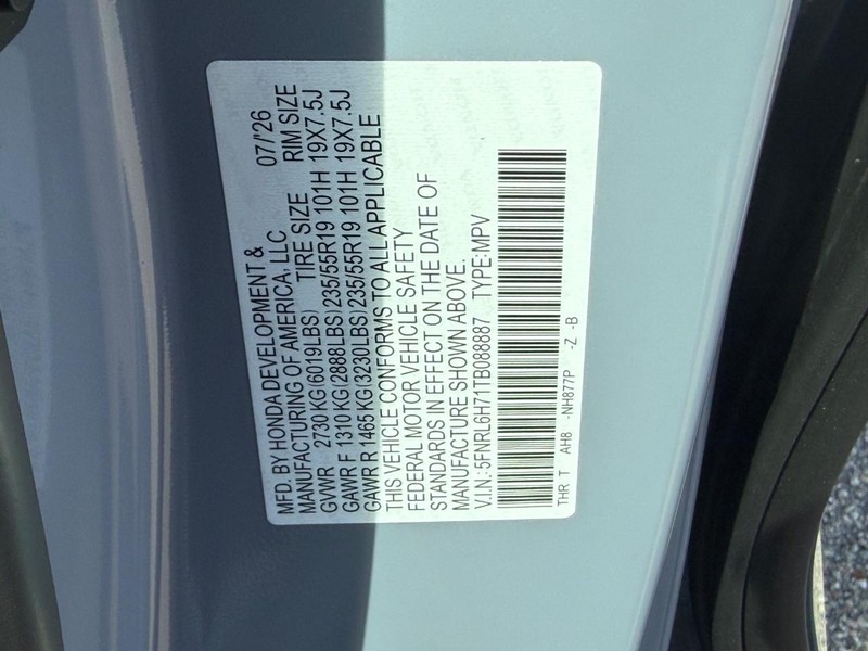 Honda Odyssey Vehicle Image 17