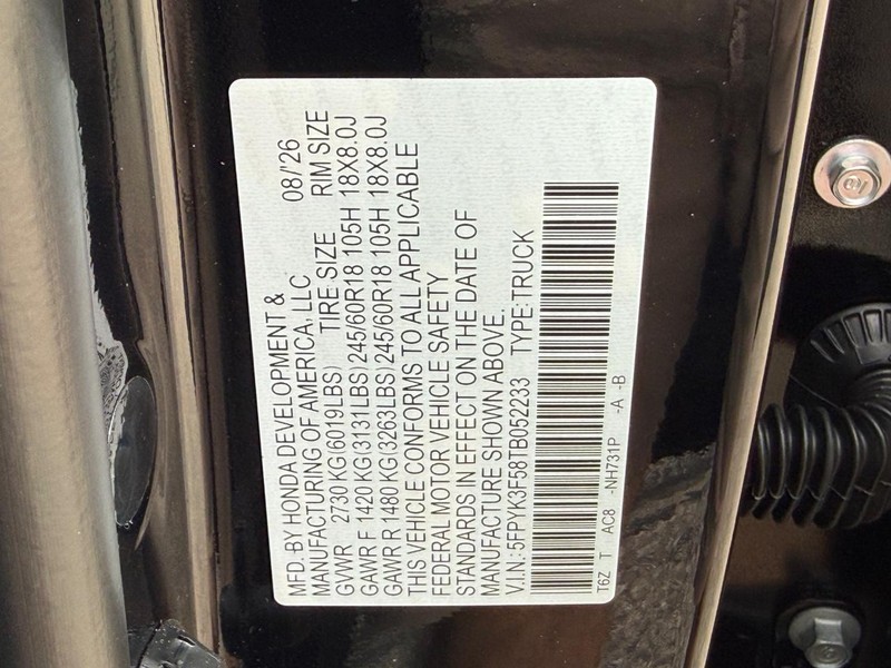 Honda Ridgeline Vehicle Image 19