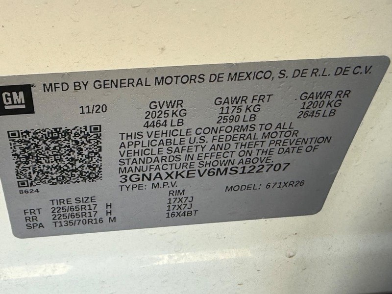 Chevrolet Equinox Vehicle Full-screen Gallery Image 22