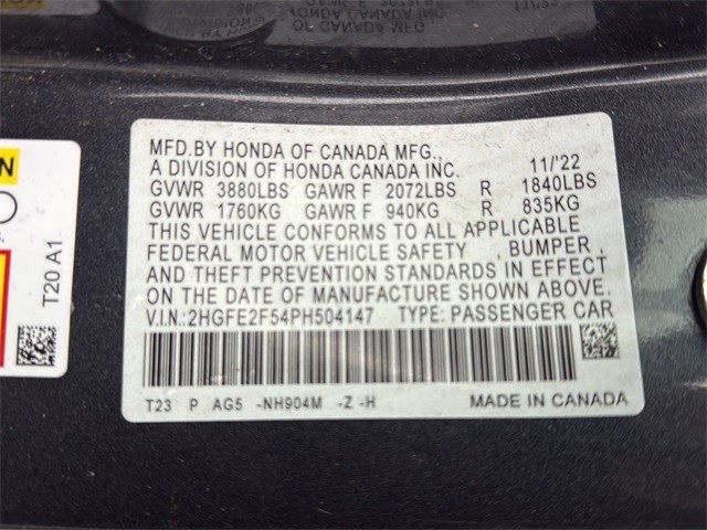 Honda Civic Sedan Vehicle Full-screen Gallery Image 30