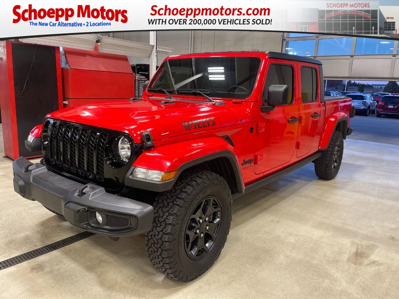 The 2021 Jeep Gladiator 4WD Willys Sport photos