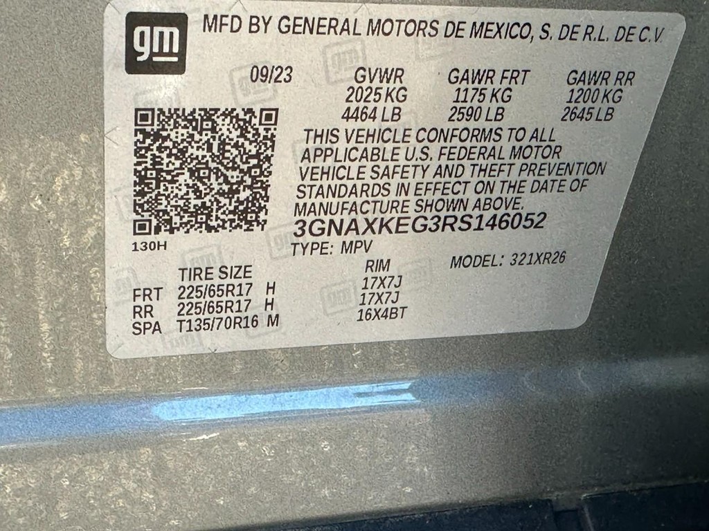 Chevrolet Equinox Vehicle Full-screen Gallery Image 23