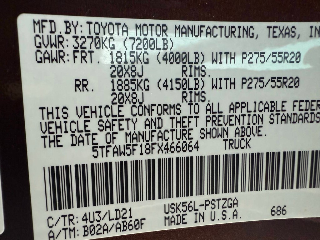 Toyota Tundra 4WD Vehicle Full-screen Gallery Image 33