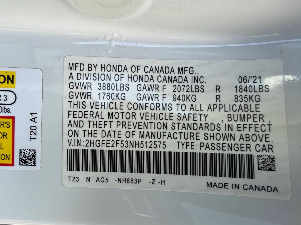 Honda Civic Sedan Vehicle Full-screen Gallery Image 32