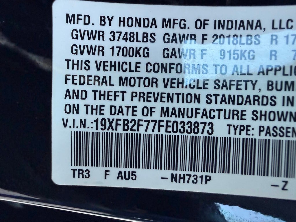 Honda Civic Sedan Vehicle Full-screen Gallery Image 32