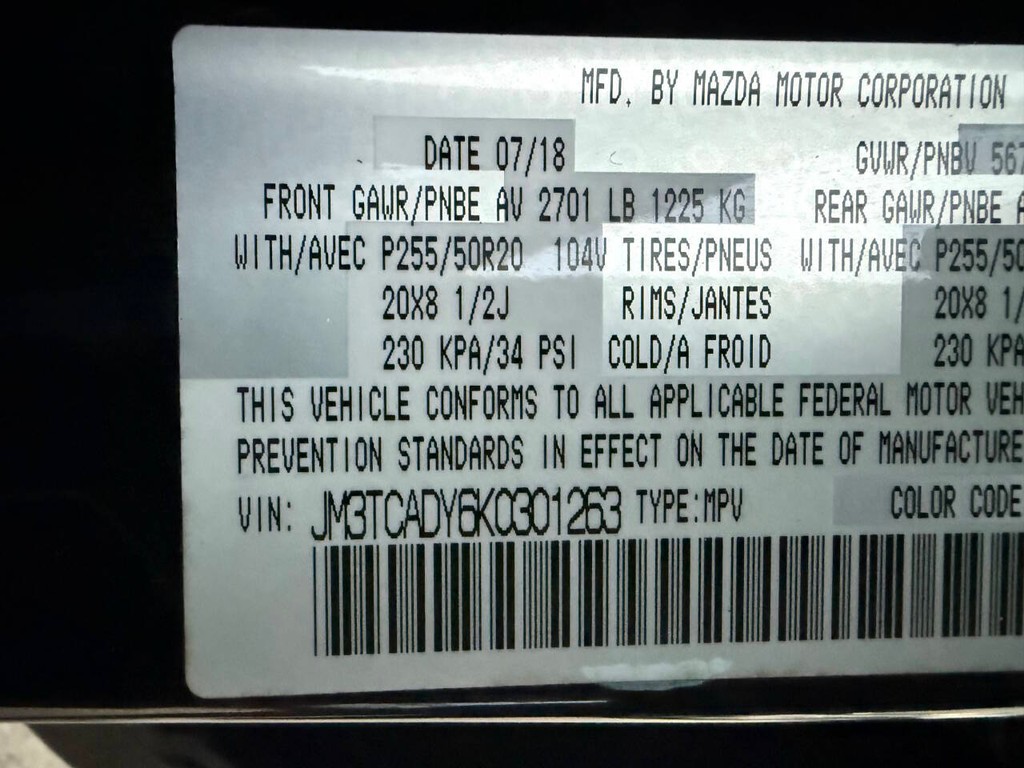 Mazda CX-9 Vehicle Full-screen Gallery Image 36