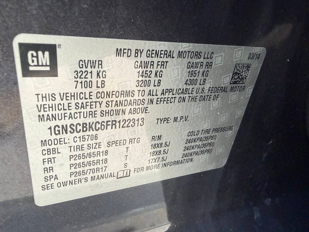 Chevrolet Tahoe Vehicle Full-screen Gallery Image 39