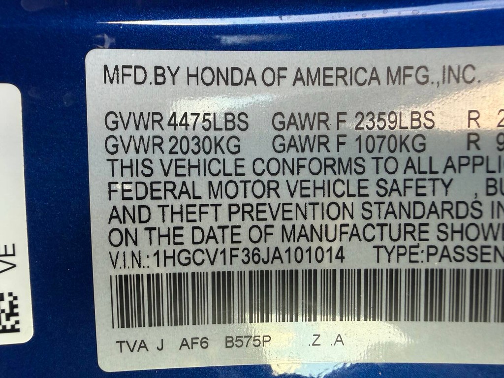 Honda Accord Sedan Vehicle Full-screen Gallery Image 32