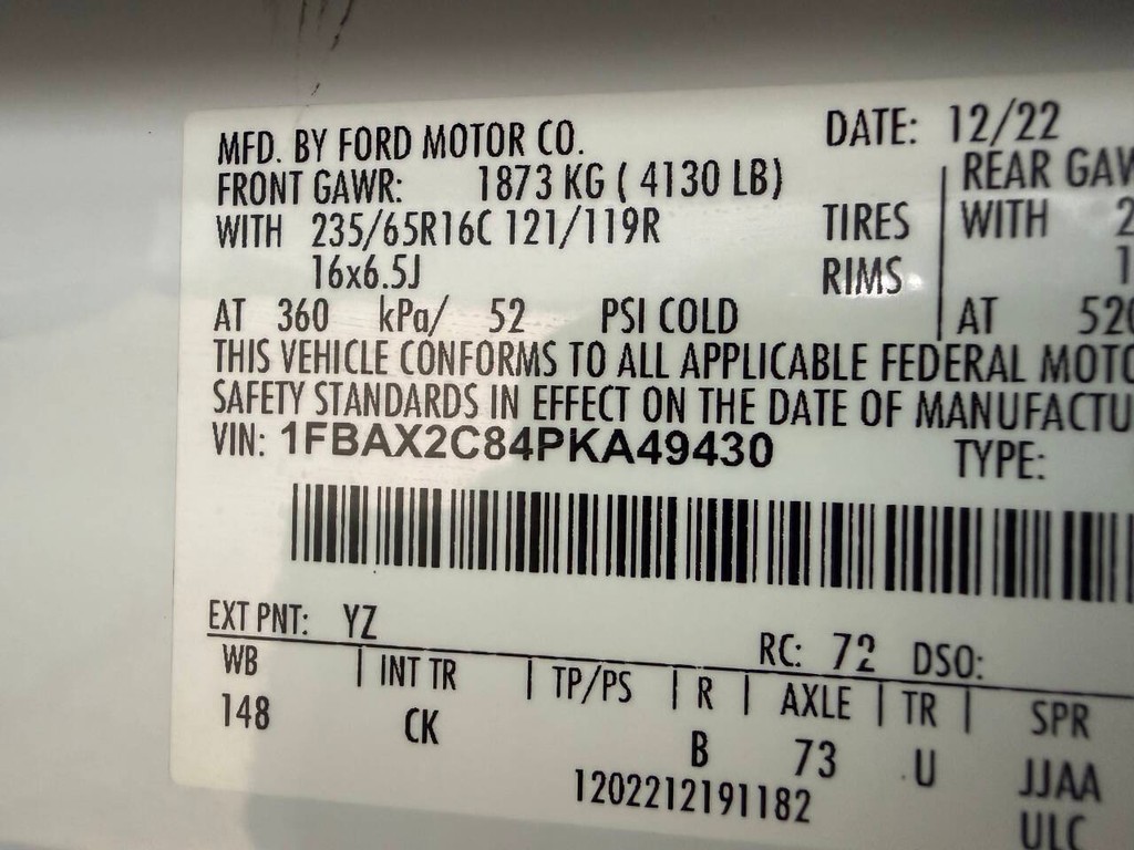 Ford Transit Passenger Wagon Vehicle Full-screen Gallery Image 32