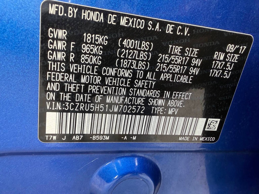 Honda HR-V Vehicle Full-screen Gallery Image 33