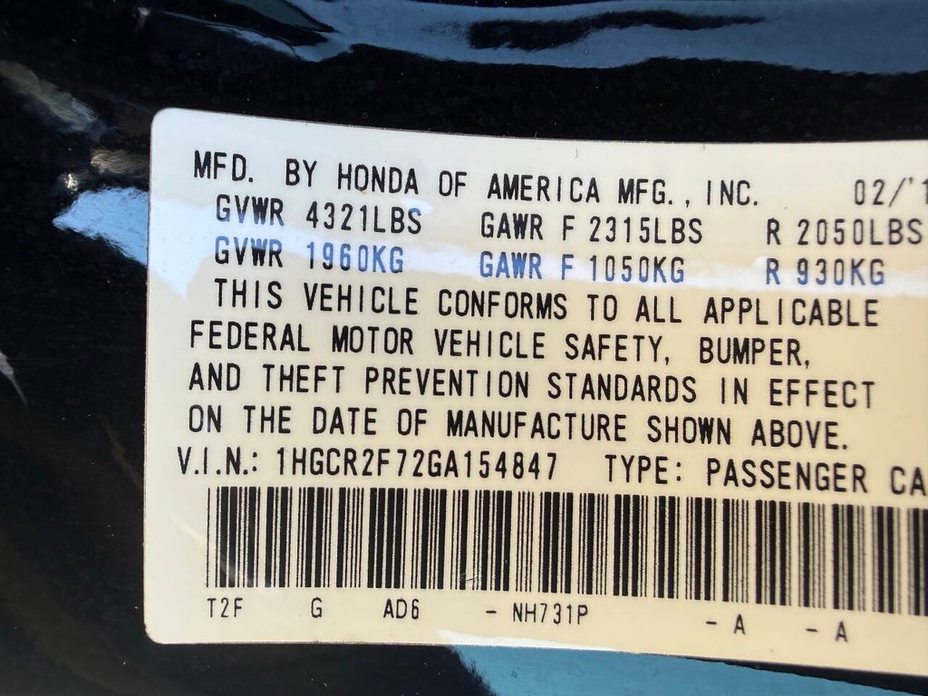 Honda Accord Vehicle Full-screen Gallery Image 34