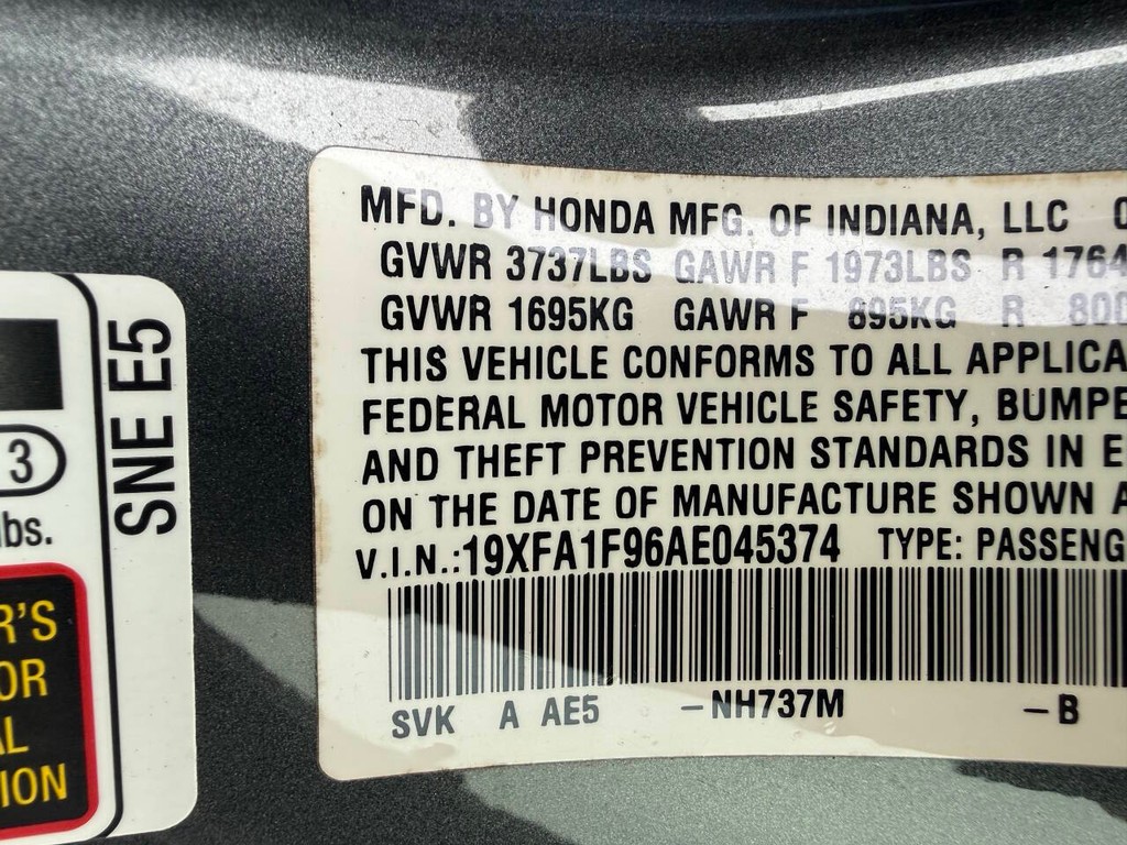 Honda Civic Sedan Vehicle Full-screen Gallery Image 31