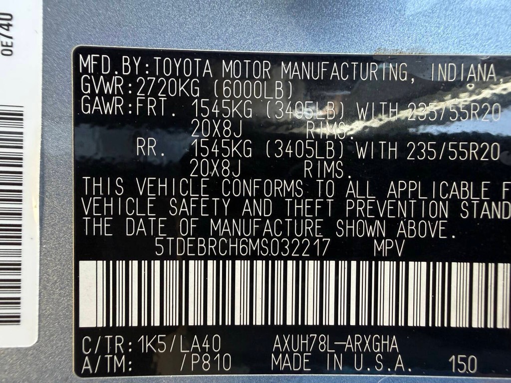 Toyota Highlander Hybrid Vehicle Full-screen Gallery Image 38