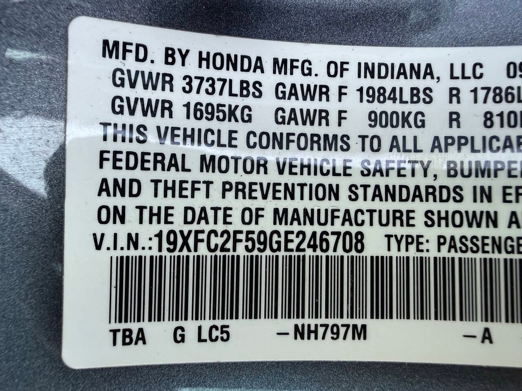 Honda Civic Sedan Vehicle Full-screen Gallery Image 34