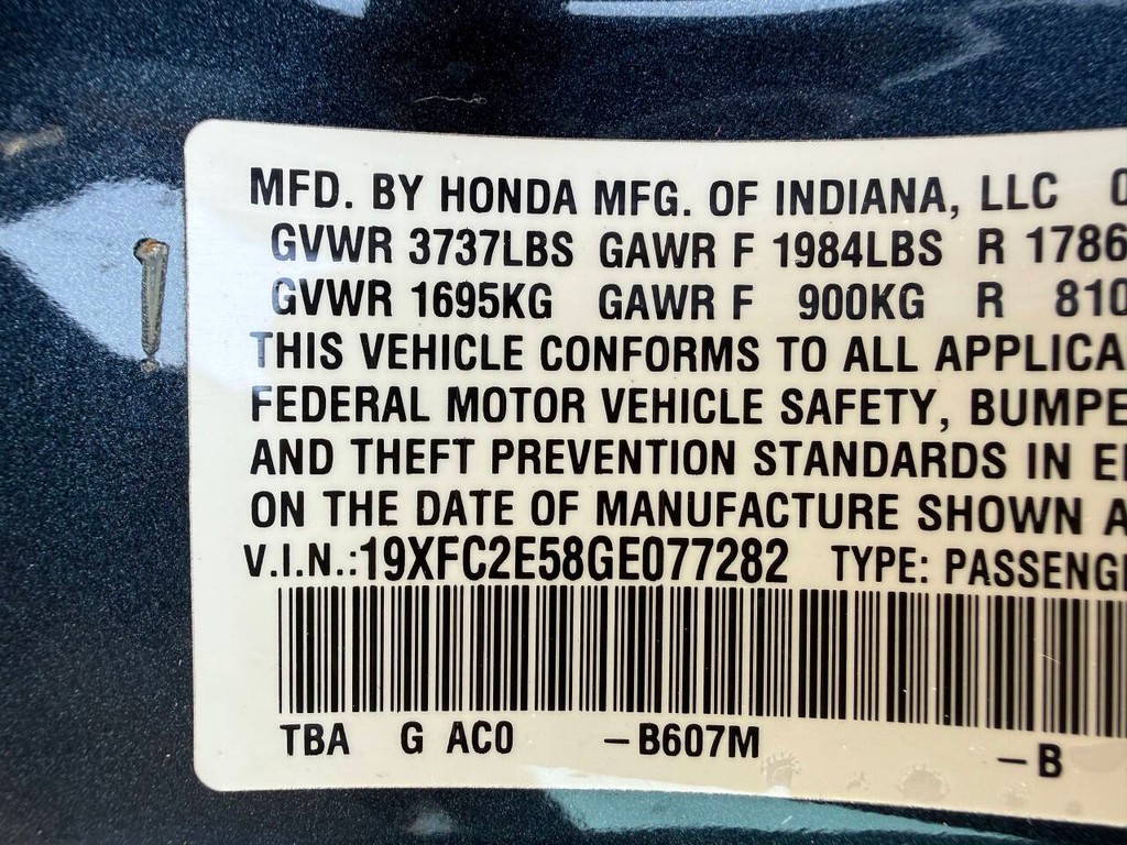 Honda Civic Sedan Vehicle Full-screen Gallery Image 31