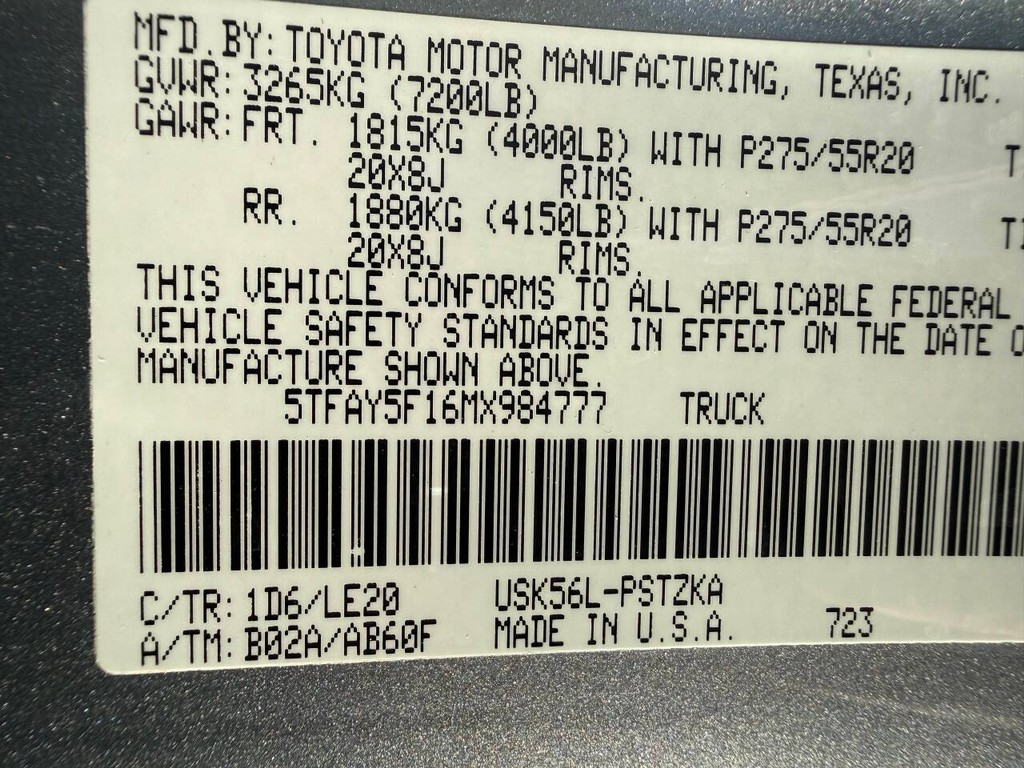 Toyota Tundra 4WD Vehicle Full-screen Gallery Image 35