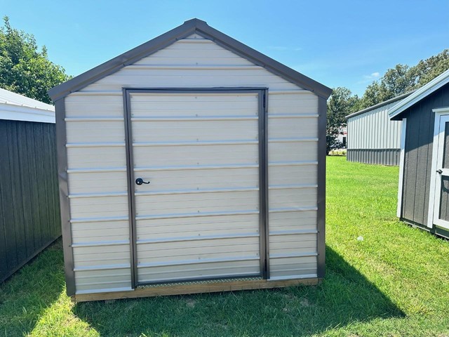 more details - twin city barns metal garden shed