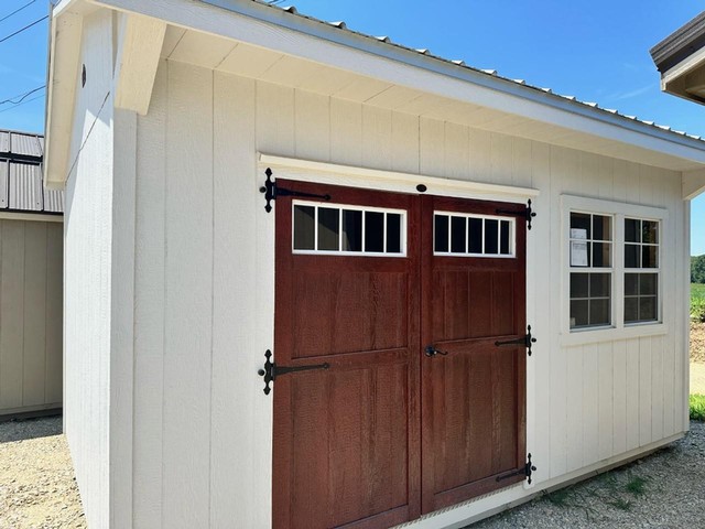 more details - twin city barns quaker style cabin