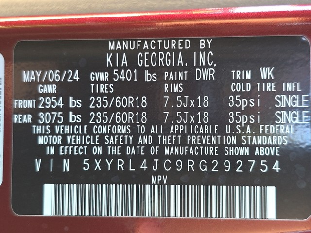 2024 Kia Sorento S FWD image 44