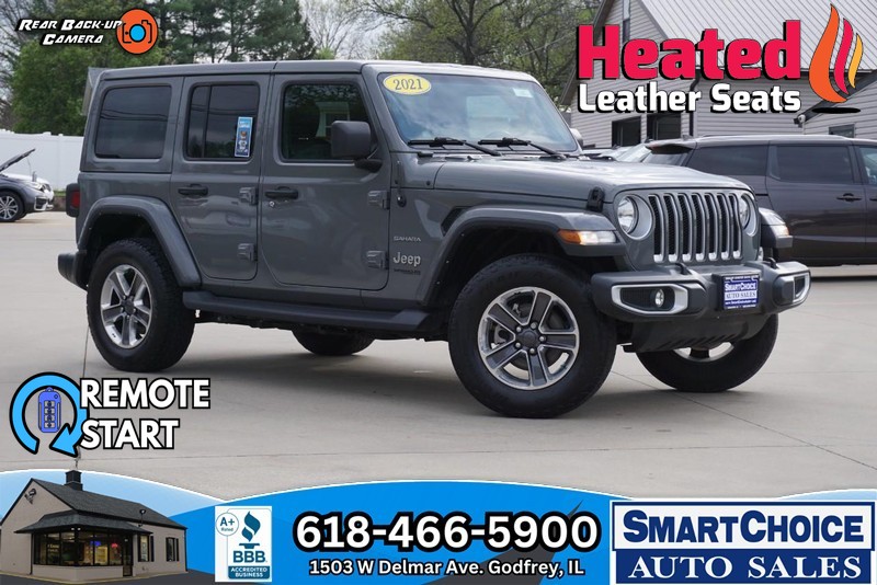 Sting-Grey 2021 Jeep Wrangler Unlimited Sahara 4WD SUV / Crossover Four-Wheel Drive 8-Speed Automatic