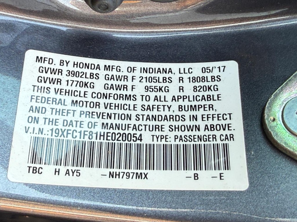 Honda Civic Sedan Vehicle Full-screen Gallery Image 26