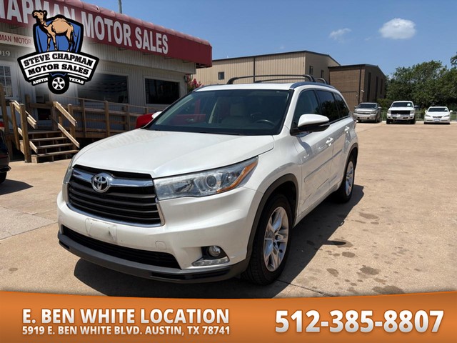 2015 Toyota Highlander Limited at Steve Chapman Motor Sales in Austin TX