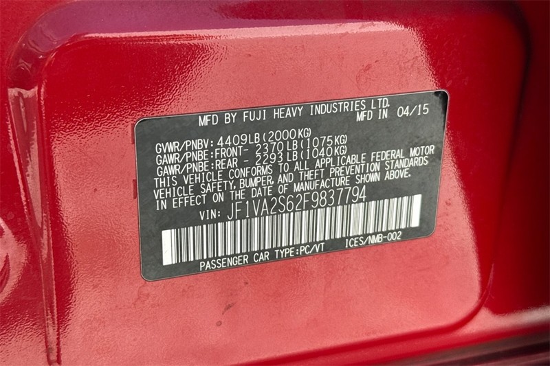 Subaru WRX STI Vehicle Full-screen Gallery Image 26