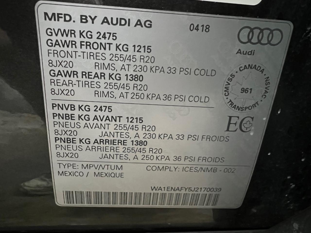 Audi Q5 Vehicle Full-screen Gallery Image 9