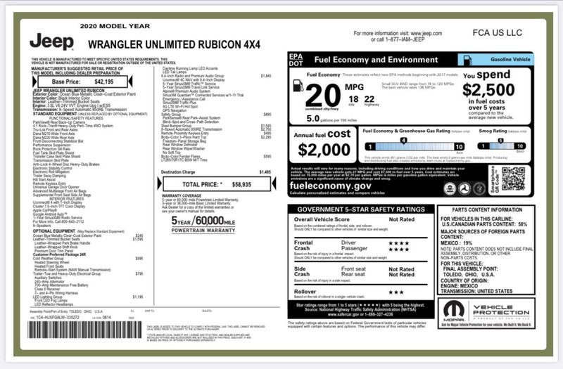 Jeep Wrangler Unlimited Vehicle Full-screen Gallery Image 17