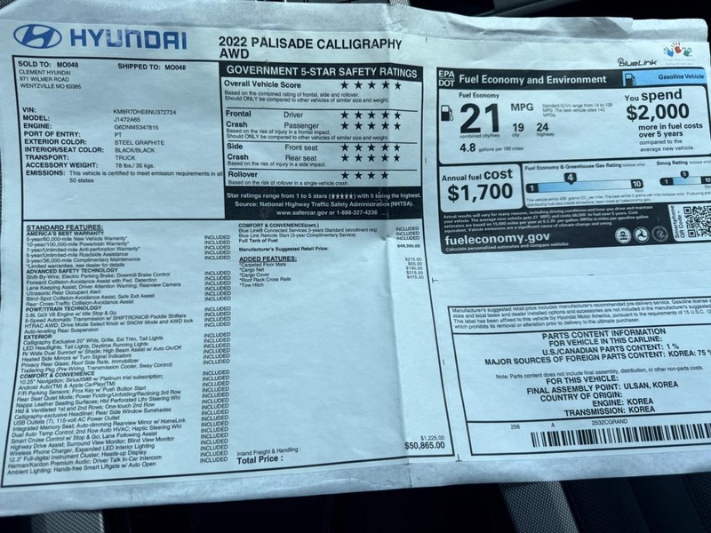 Hyundai Palisade Vehicle Full-screen Gallery Image 15