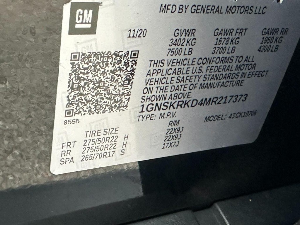 Chevrolet Tahoe Vehicle Full-screen Gallery Image 29