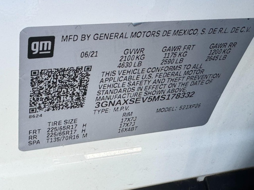 Chevrolet Equinox Vehicle Full-screen Gallery Image 22
