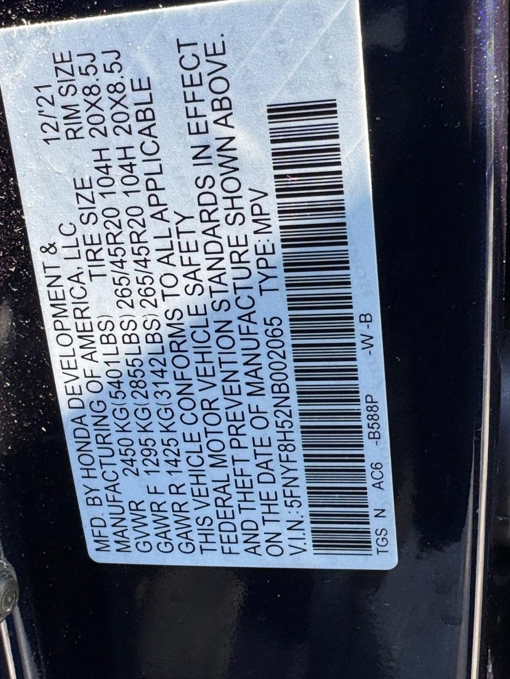 Honda Passport Vehicle Full-screen Gallery Image 24