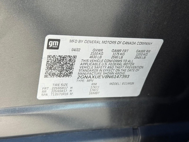 Chevrolet Equinox Vehicle Full-screen Gallery Image 24