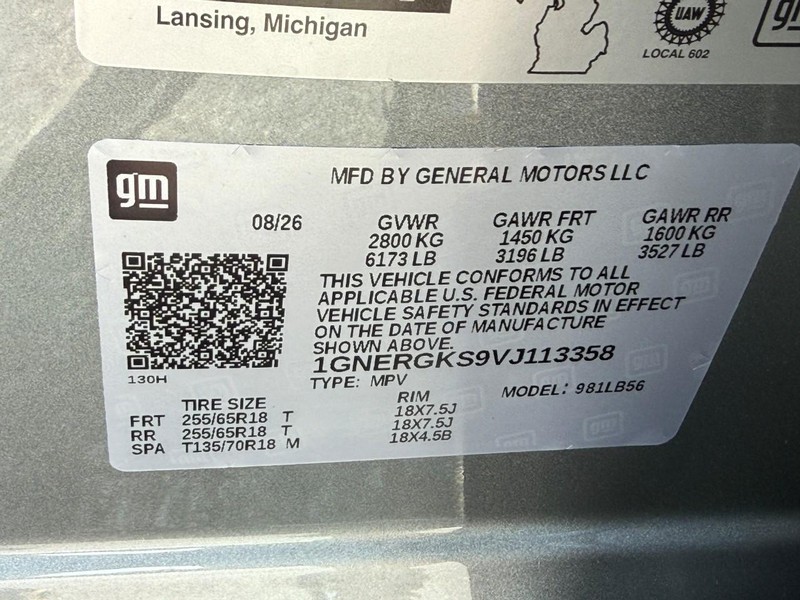 Chevrolet Traverse Vehicle Full-screen Gallery Image 16