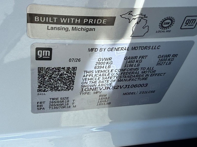 Chevrolet Traverse Vehicle Full-screen Gallery Image 17