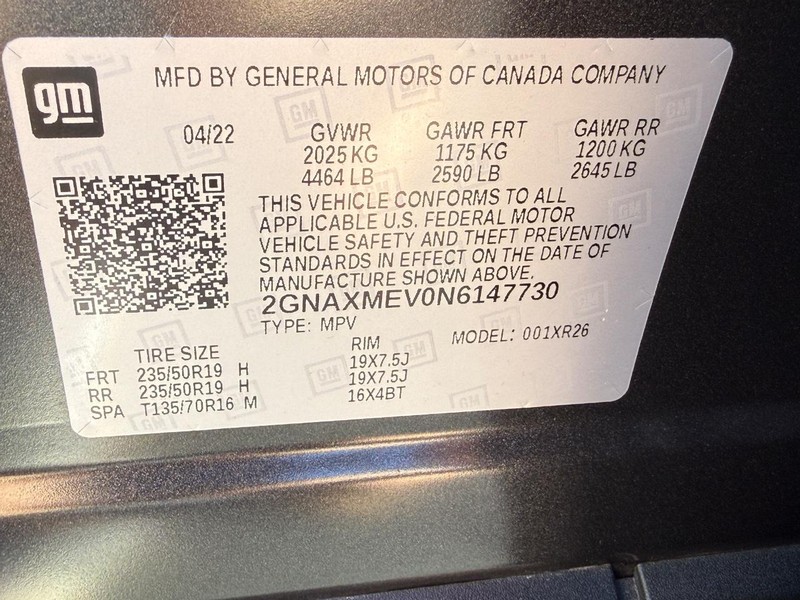 Chevrolet Equinox Vehicle Full-screen Gallery Image 23