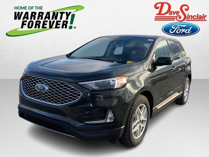 Forged Green Metallic 2024 Ford Edge SEL AWD SUV / Crossover All-Wheel Drive Automatic