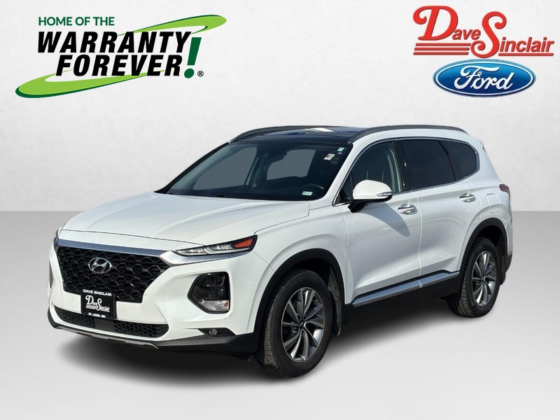 Quartz White 2019 Hyundai Santa Fe 2.4L Limited FWD SUV / Crossover Front-Wheel Drive Automatic