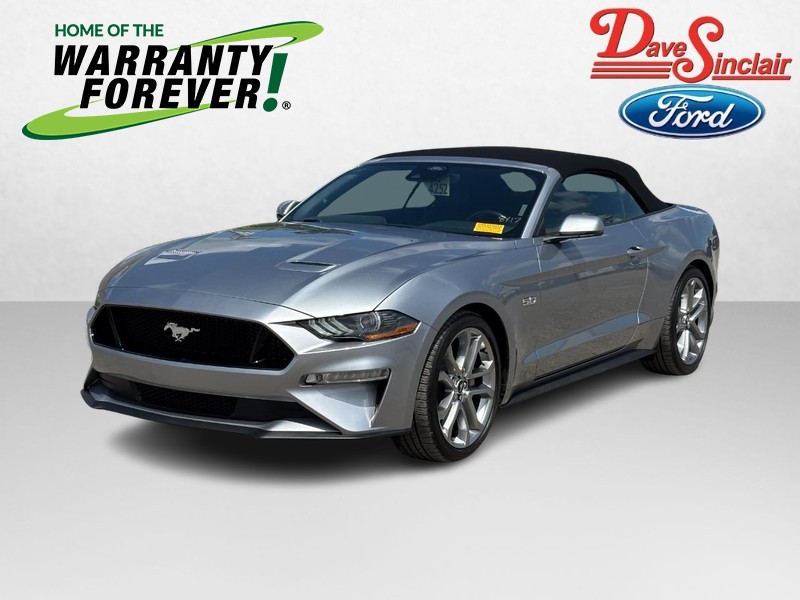 Silver Metallic 2023 Ford Mustang Convertible Rear-Wheel Drive 6-Speed Manual