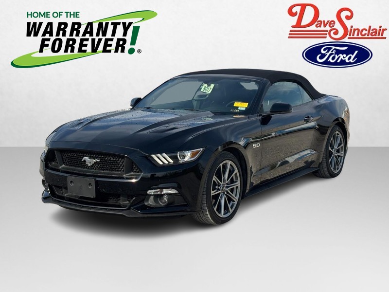 Shadow Black 2017 Ford Mustang Convertible Rear-Wheel Drive Automatic