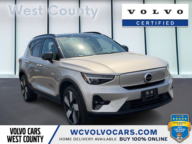 Bright Dusk Metallic 2023 Volvo XC40 Recharge Twin Ultimate eAWD SUV / Crossover All-Wheel Drive 1-Speed Automatic