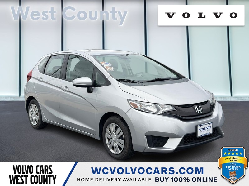 Alabaster Silver Metallic 2015 Honda Fit Hatchback Front-Wheel Drive Continuously Variable Transmission