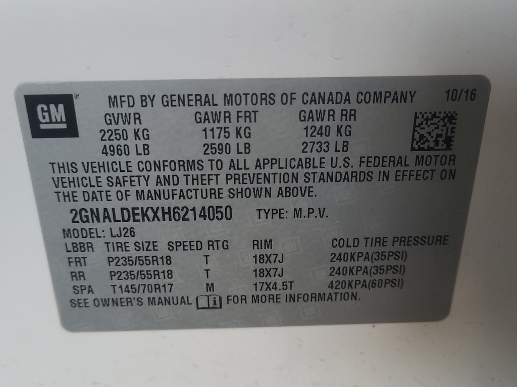 Chevrolet Equinox Vehicle Full-screen Gallery Image 56