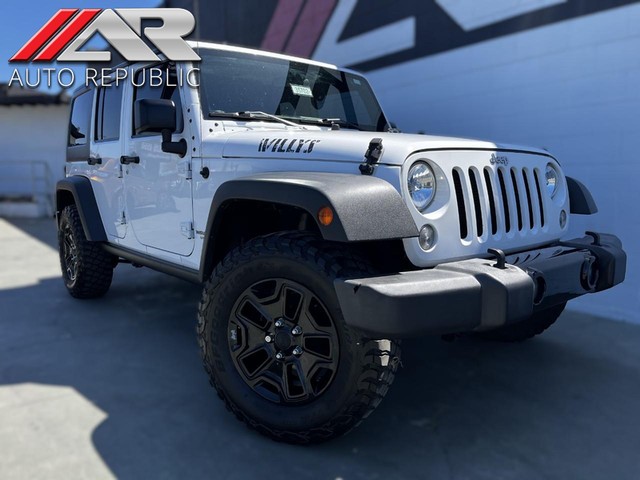 Jeep Wrangler Unlimited Willys Wheeler - 2016 Jeep Wrangler Unlimited Willys Wheeler - 2016 Jeep Willys Wheeler