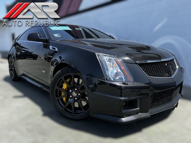 2012 Cadillac CTS-V Coupe Coupe W Staggered Performance Wheels at Auto Republic in Fullerton CA